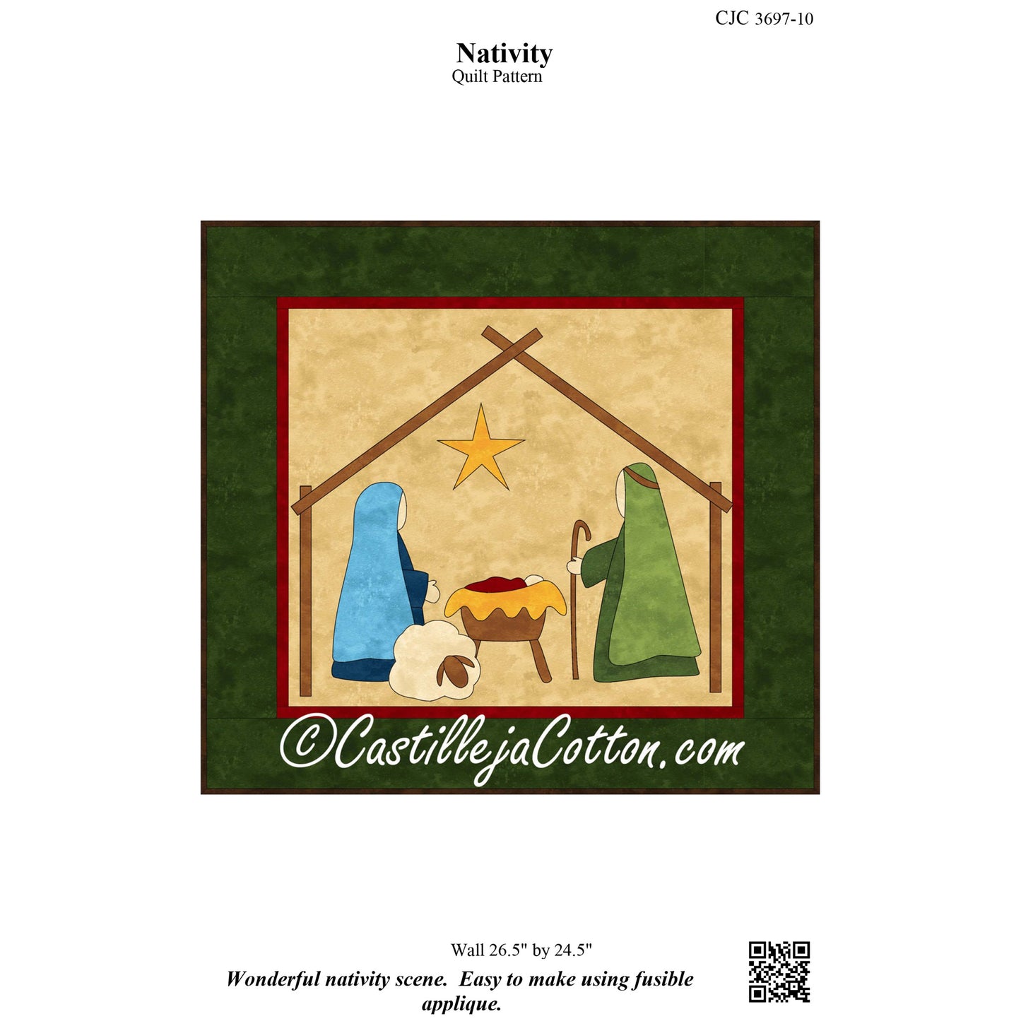 Nativity Quilt CJC-369710e  - Downloadable Pattern