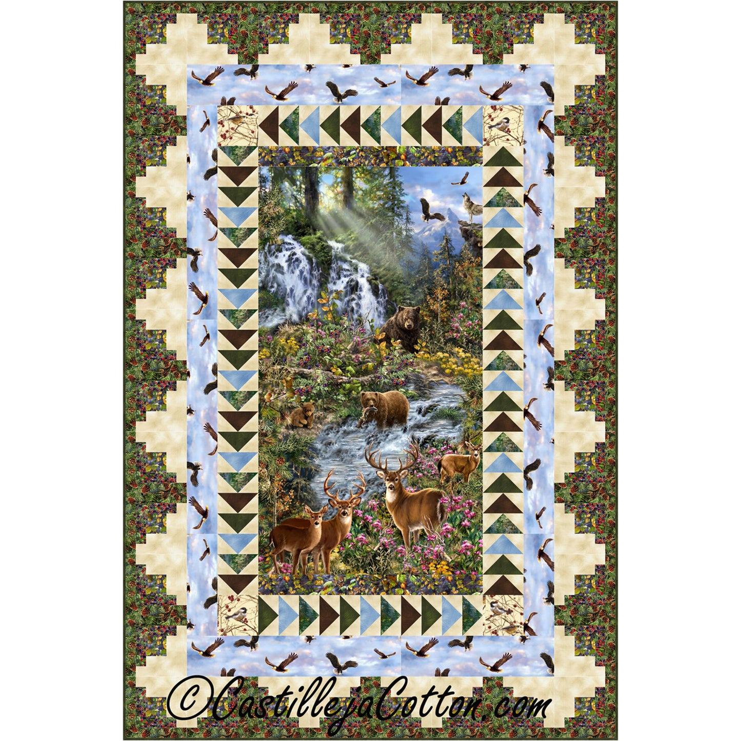 Wilderness Panel Quilt CJC-37125e - Downloadable Pattern
