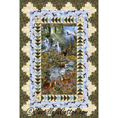 Wilderness Panel Quilt CJC-37125e - Downloadable Pattern