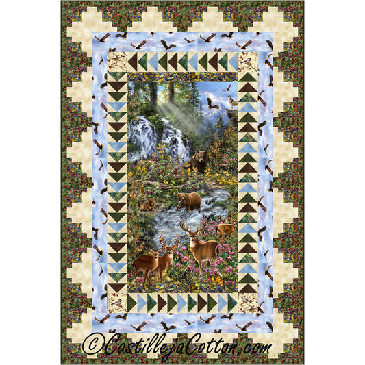 Wilderness Panel Quilt CJC-37125e - Downloadable Pattern