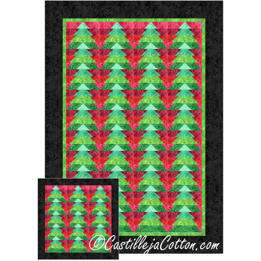 Christmas Forest Quilt Pattern CJC-38119 - Paper Pattern