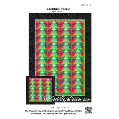 Christmas Forest Quilt Pattern CJC-38119 - Paper Pattern