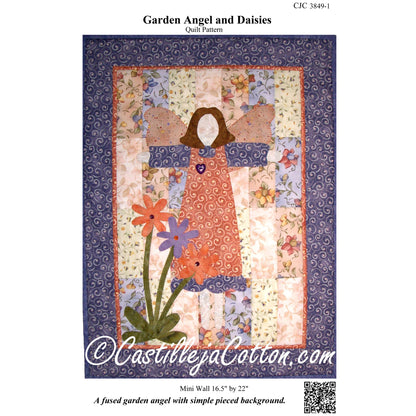 Garden Angel and Daisies Quilt Pattern CJC-38491 - Paper Pattern