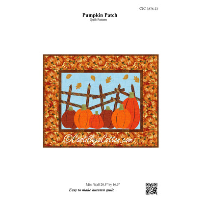 Pumpkin Patch Mini Wall Hanging CJC-387623e - Downloadable Pattern