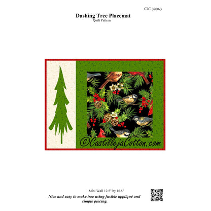 Dashing Tree Placemat CJC-3900e - Downloadable Pattern