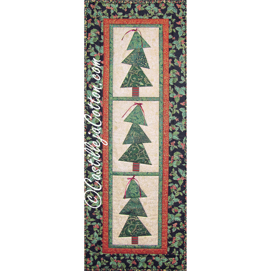 Tipsy Tree Table Runner Pattern CJC-3901 - Paper Pattern