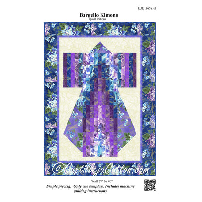 Bargello Kimono Wall Hanging Pattern CJC-397043 - Paper Pattern