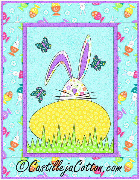 Bunny and Egg Quilt CJC-397310e - Downloadable Pattern