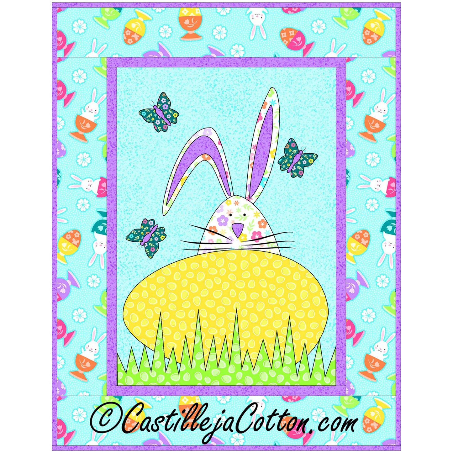 Bunny and Egg Quilt CJC-397310e - Downloadable Pattern