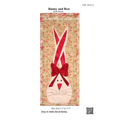 Bunny & Bow Wall Hanging Pattern CJC-397513 - Paper Pattern