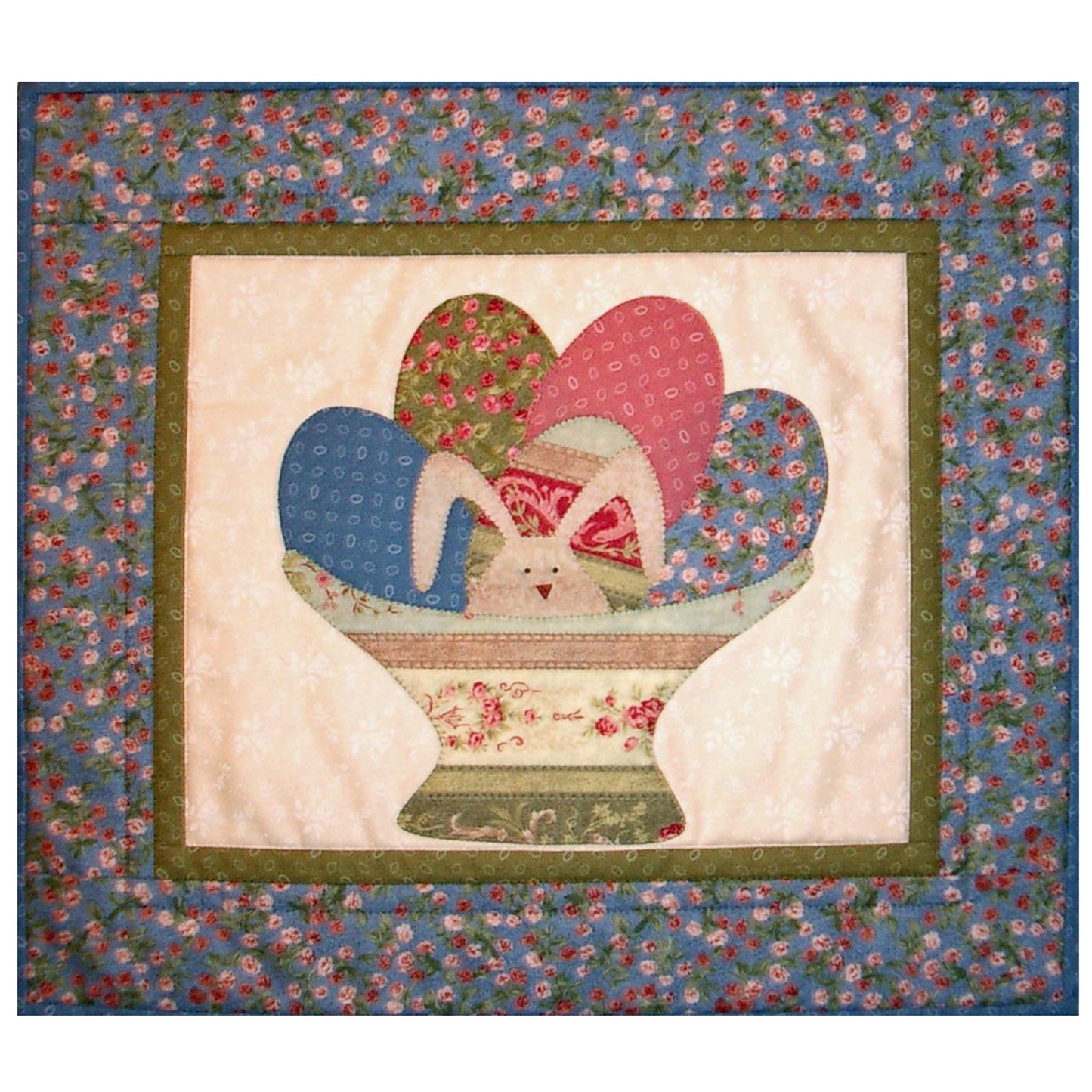 Bunny in a Basket of Eggs CJC-39769e - Downloadable Pattern