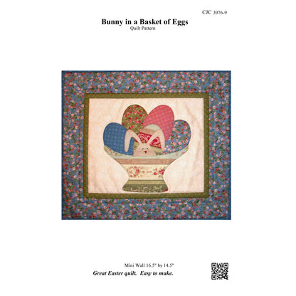 Bunny in a Basket of Eggs CJC-39769e - Downloadable Pattern