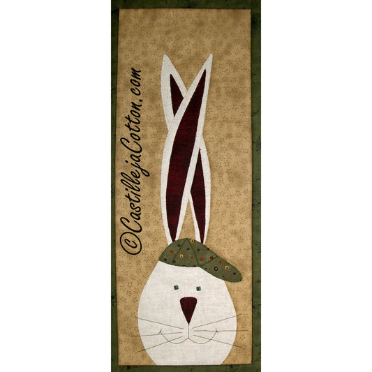 Bunny & Cap Wall Hanging CJC-39966e - Downloadable Pattern