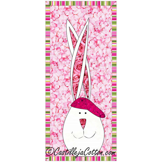 Bunny & Cap Wall Hanging CJC-39967e - Downloadable Pattern