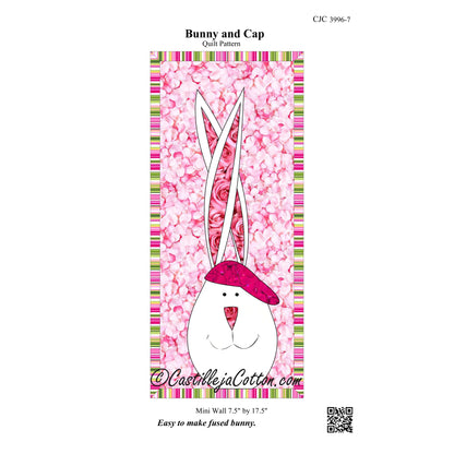 Bunny & Cap Wall Hanging CJC-39967e - Downloadable Pattern