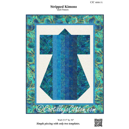 Stripped Kimono Quilt CJC-400031e - Downloadable Pattern