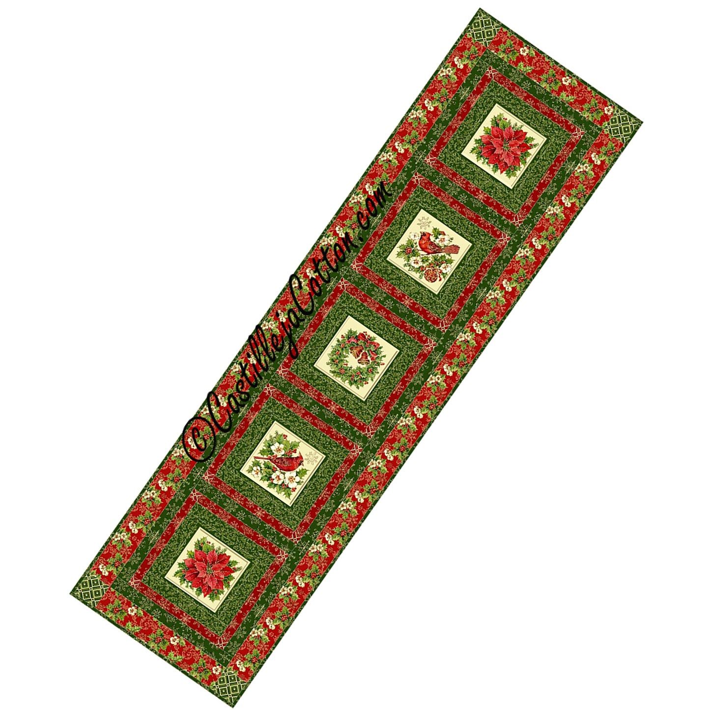 Christmas Windows Table Runner CJC-402321e - Downloadable Pattern