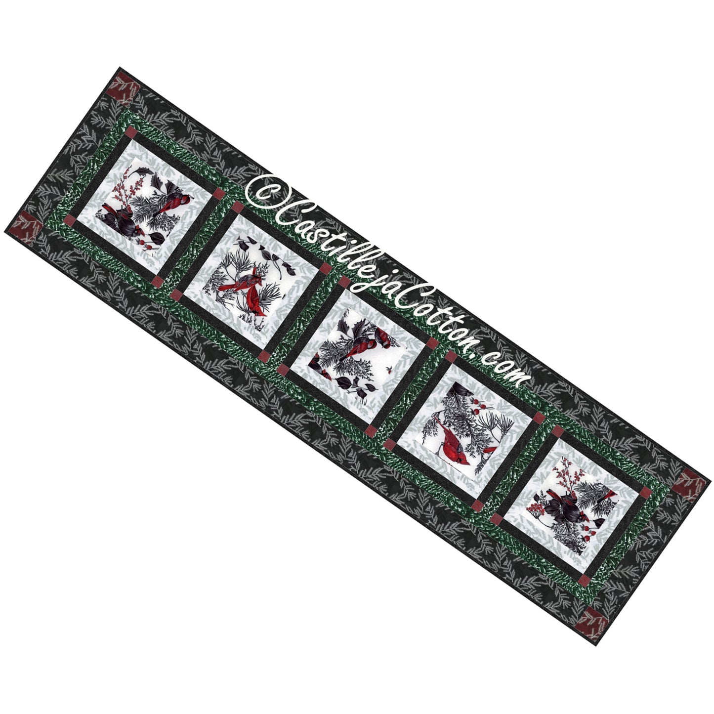 Cardinal Windows Table Runner CJC-4023e - Downloadable Pattern