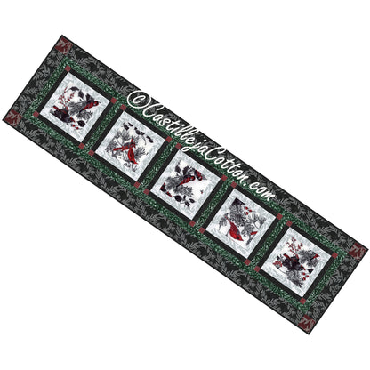 Cardinal Windows Table Runner CJC-4023e - Downloadable Pattern