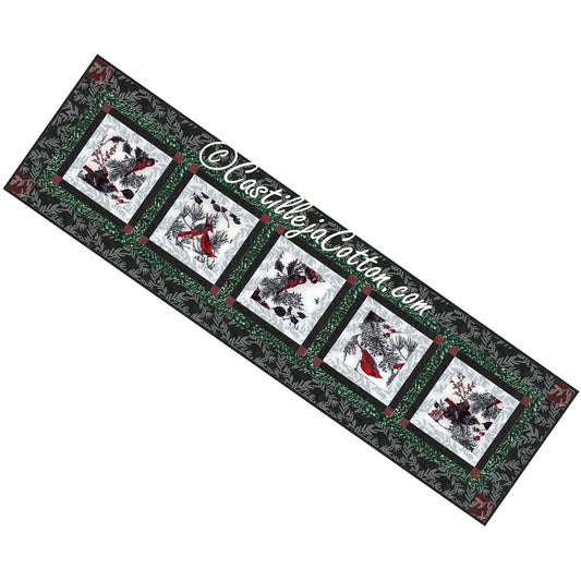 Cardinal Windows Table Runner Pattern CJC-4023 - Paper Pattern