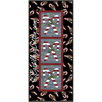 Candy Cane Panel Quilt CJC-406324e - Downloadable Pattern