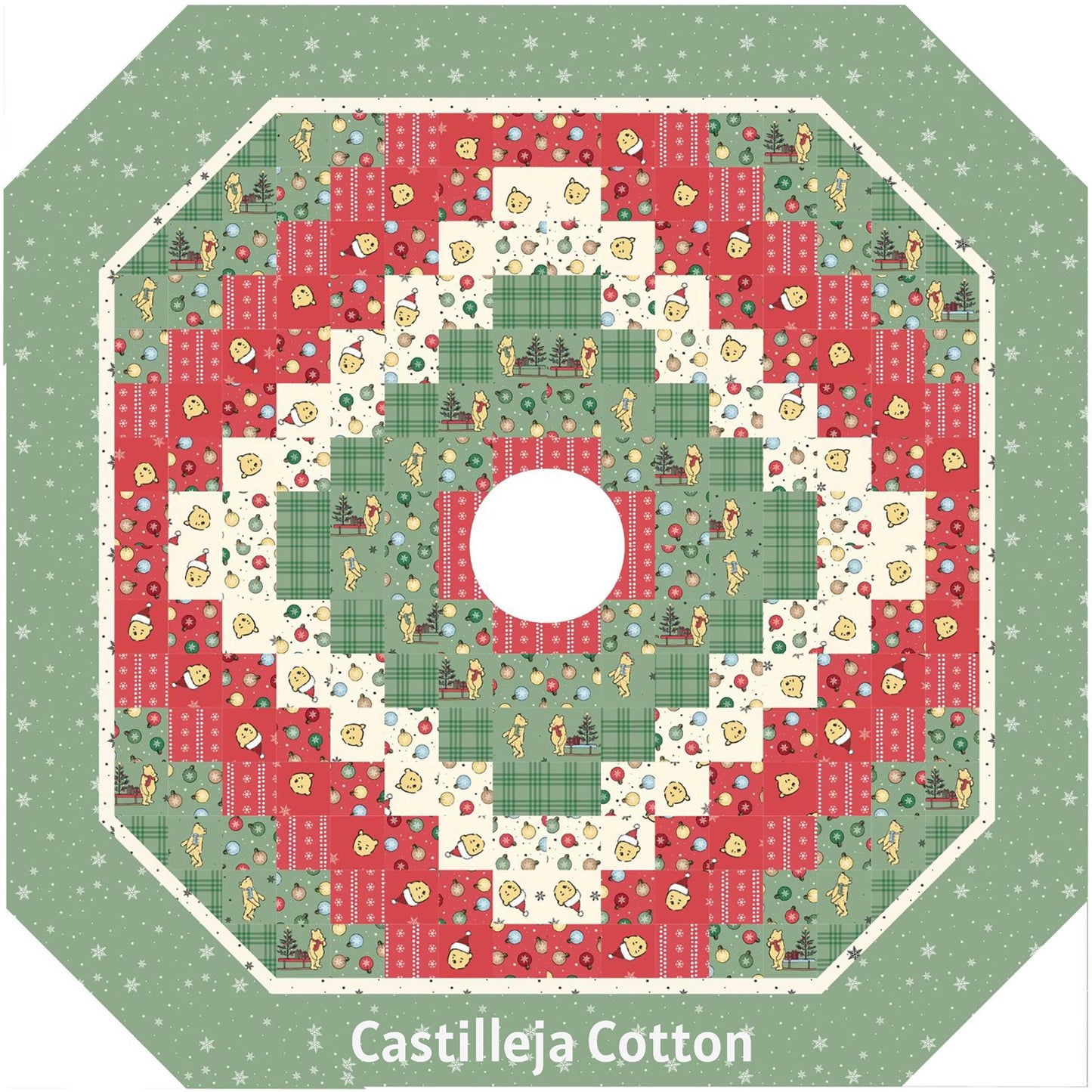 Pooh Tree Skirt Pattern CJC-409420 - Paper Pattern