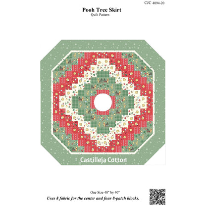 Pooh Tree Skirt Pattern CJC-409420 - Paper Pattern