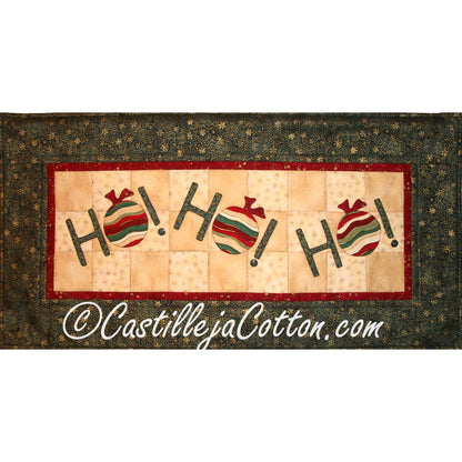 HO HO HO w/Ornaments Pattern CJC-4177 - Paper Pattern