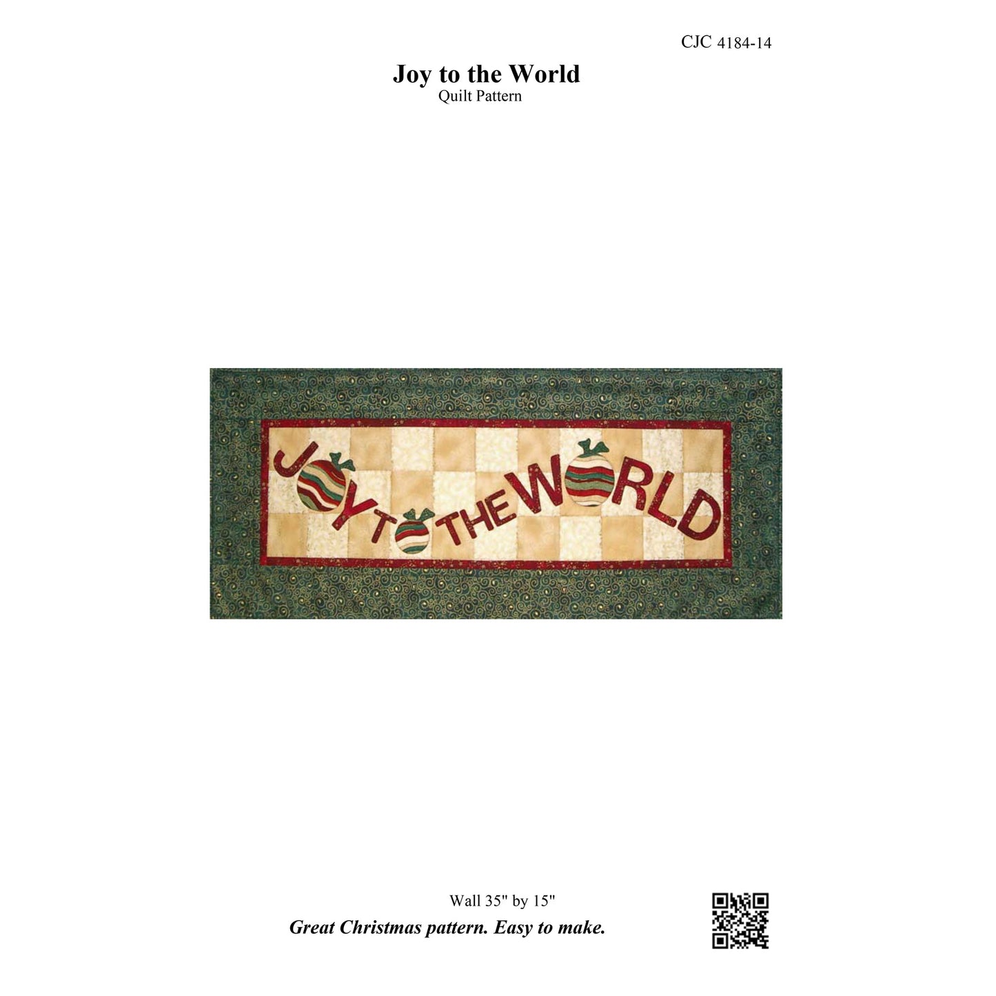 Joy To The World Pattern CJC-4184w  - Wholesale Product