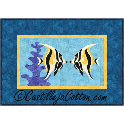 Nose to Nose Fish Quilt Pattern CJC-4235 - Paper Pattern