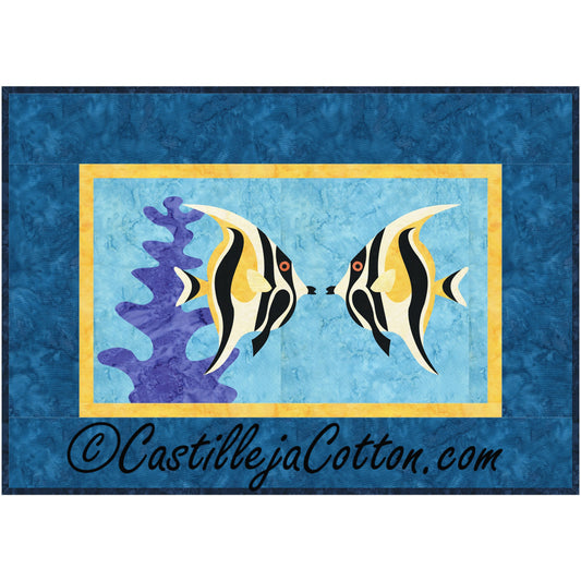 Nose to Nose Fish Quilt CJC-4235e - Downloadable Pattern