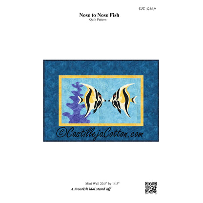 Nose to Nose Fish Quilt Pattern CJC-4235 - Paper Pattern