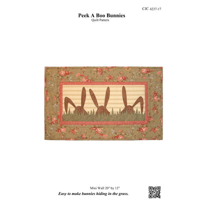 Peek A Boo Wall Hanging Pattern CJC-4237 - Paper Pattern