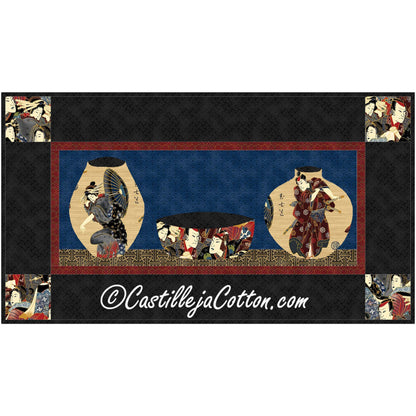 Asian Vases Quilt CJC-4264e - Downloadable Pattern