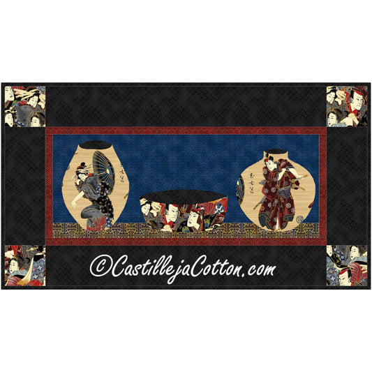 Asian Vases Quilt CJC-4264e - Downloadable Pattern