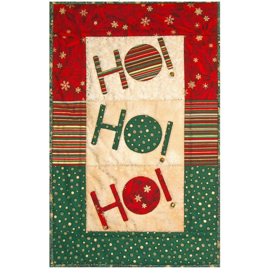 Ho! Ho! Ho! Wall Hanging Pattern CJC-4284 - Paper Pattern