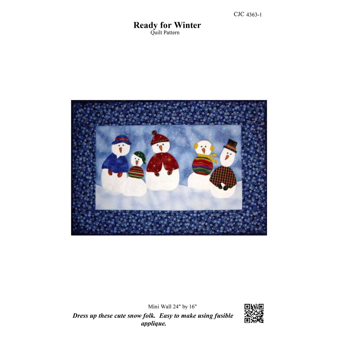Ready for Winter Pattern CJC-4363 - Paper Pattern