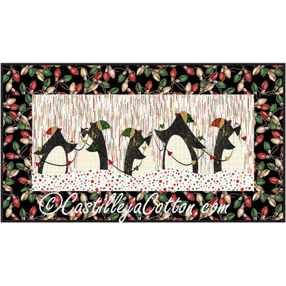 Penguins Hanging the Lights Quilt Pattern CJC-441430w  - Wholesale Product