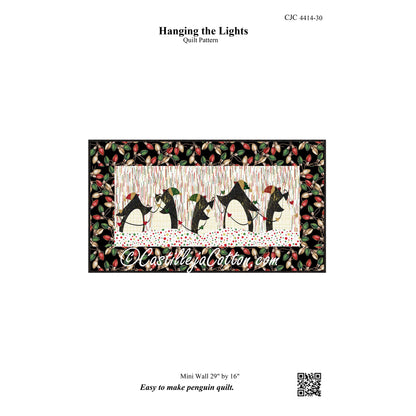 Penguins Hanging the Lights Quilt Pattern CJC-441430w  - Wholesale Product