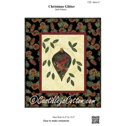 Christmas Glitter Quilt Pattern CJC-446427 - Paper Pattern