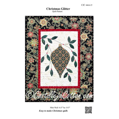 Christmas Glitter Quilt CJC-4464e - Downloadable Pattern