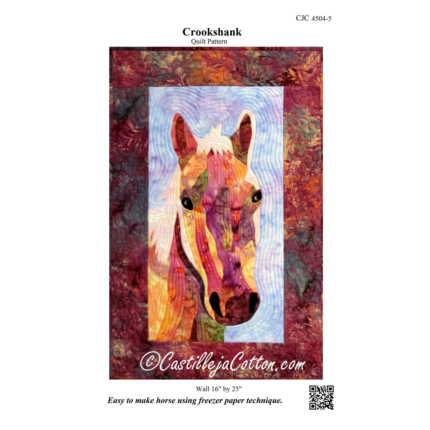 Crookshank Pattern CJC-4504 - Paper Pattern