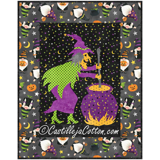 Crystal Witch Wall Hanging Pattern CJC-452515 - Paper Pattern