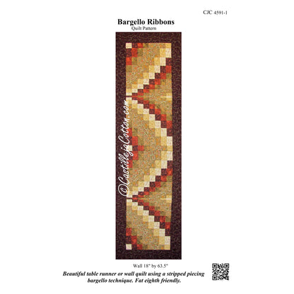 Bargello Ribbons Quilt Pattern CJC-4591 - Paper Pattern