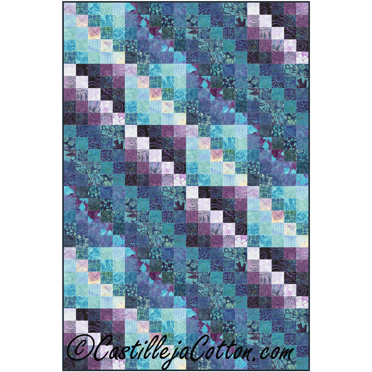 Bali Pop Squares Quilt CJC-4593e - Downloadable Pattern