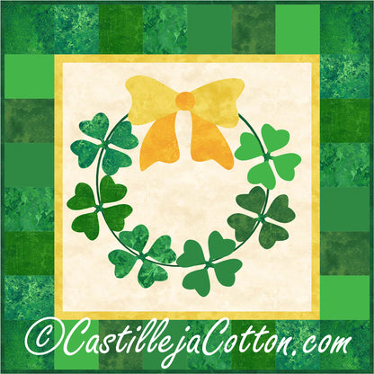 Good Luck Wreath Pattern CJC-46163 - Paper Pattern