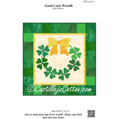 Good Luck Wreath CJC-46163e  - Downloadable Pattern