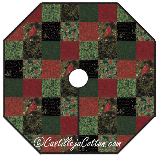 Christmas Traditions Tree Skirt CJC-46393e - Downloadable Pattern