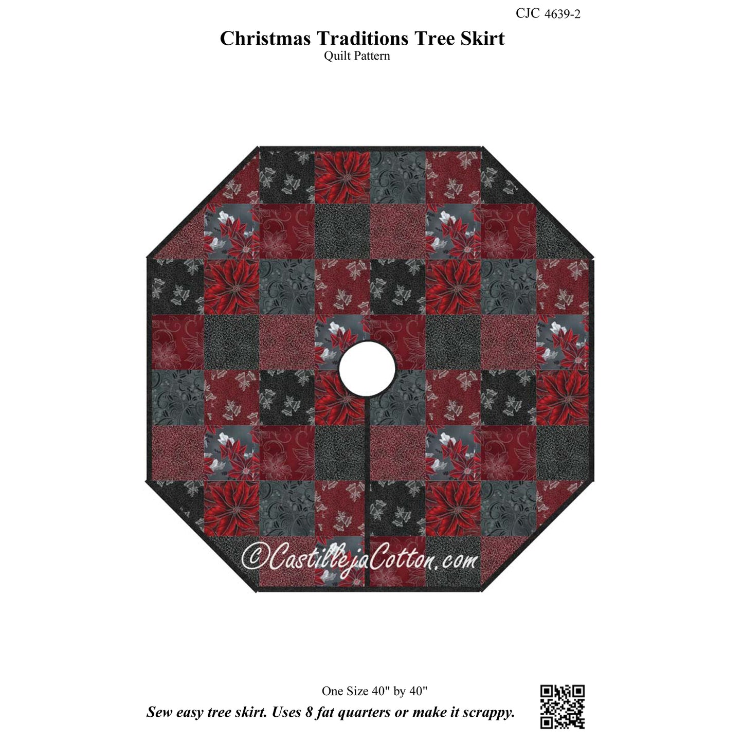 Christmas Traditions Tree Skirt Pattern CJC-4639 - Paper Pattern