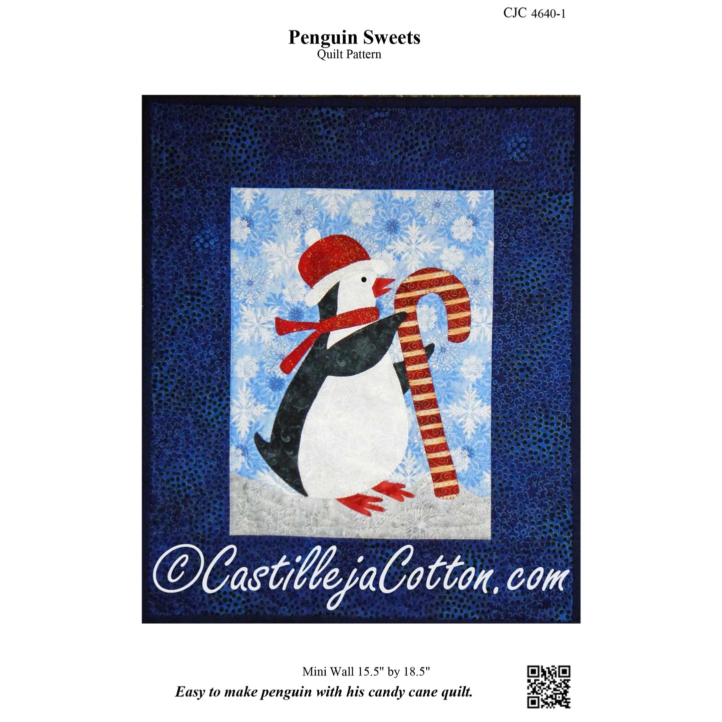 Penguin Sweets Quilt CJC-46401e - Downloadable Pattern
